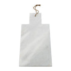 Rectangular White Marble Paddle Chopping and Serving Board | Kindia