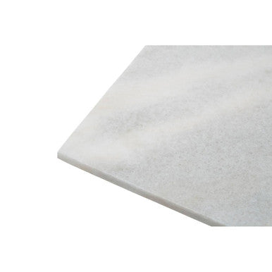 Rectangular White Marble Paddle Chopping and Serving Board | Kindia