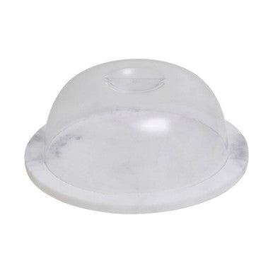 Round Marble Cheese Board with Dome Lid | Kindia