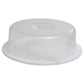 Kindia White Marble Cake Board With Domed Lid