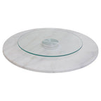 Round White Marble Lazy Susan | Kindia