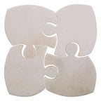 Set of 4 Marble Jigsaw Coasters | Kindia