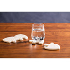 Set of 4 Marble Jigsaw Coasters | Kindia