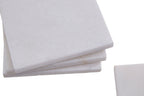 Set of Four White Marble Square Coasters | Kindia