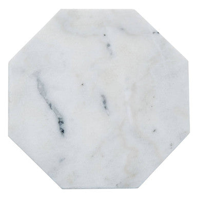 White Marble Octagonal Trivet | Kindia