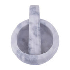 Grey Marble Bowl Shape Mortar and Pestle | Salerno