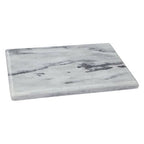 Large White Marble Rectangular Chopping and Serving Board | Salerno