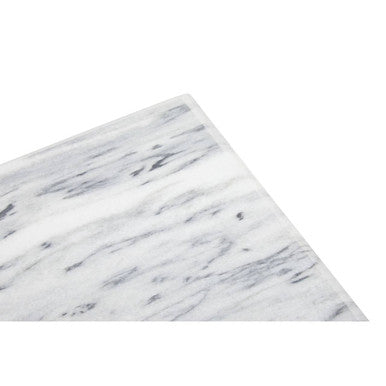Large White Marble Rectangular Chopping and Serving Board | Salerno