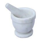 White Marble Mortar and Pestle Set | Salerno