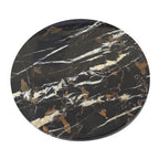 Black and Gold Marble Lazy Susan | Marmore