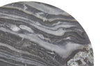 Grey Marble Round Paddle Serving Board | Marmore