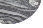 Grey Marble Round Paddle Serving Board | Marmore