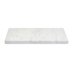 White Marble Rectangular Chopping or Serving Board | Salerno