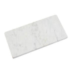 White Marble Rectangular Chopping or Serving Board | Salerno