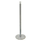 Chrome and White Marble Toilet Roll Holder | Linnea
