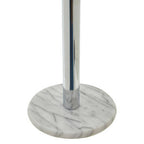 Chrome and White Marble Toilet Roll Holder | Linnea