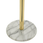 Gold Kitchen Roll Holder with Marble Base | Delphine