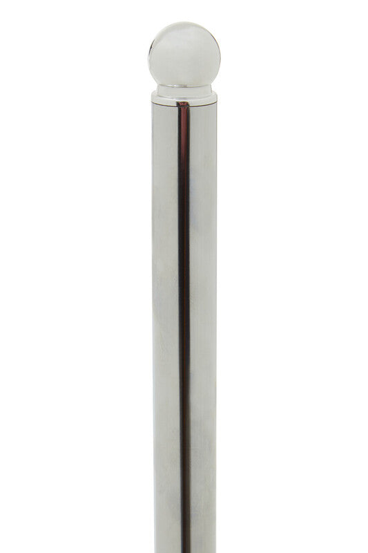 Chrome Kitchen Roll Holder with Marble Base | Delphine