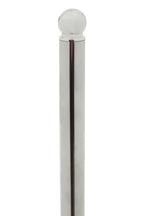 Chrome Kitchen Roll Holder with Marble Base | Delphine