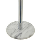 Chrome Kitchen Roll Holder with Marble Base | Delphine