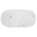Kindia Oblong White Marble Serving Board