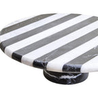 Large Black and White Marble Cake Stand | Soma