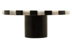 Small Black and White Marble Round Cake Stand | Soma