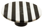 Small Black and White Marble Round Cake Stand | Soma