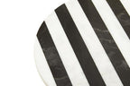 Small Black and White Marble Round Cake Stand | Soma