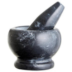 Black Marble Mortar and Pestle Set | Marmore