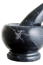 Black Marble Mortar and Pestle Set | Marmore