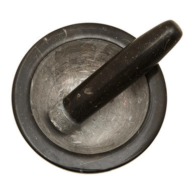 Brown Marble Mortar and Pestle | Marmore