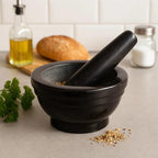 Brown Marble Mortar and Pestle | Marmore