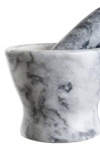 Grey Marble Curved Mortar and Pestle | Salerno