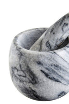 Grey Marble Clean Sided Mortar and Pestle | Salerno