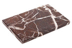 Rectangular Red and White Marble Chopping and Serving Board | Salmo