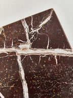 Rectangular Red and White Marble Chopping and Serving Board | Salmo