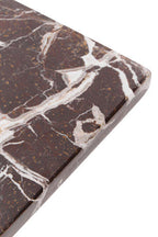 Rectangular Red and White Marble Chopping and Serving Board | Salmo