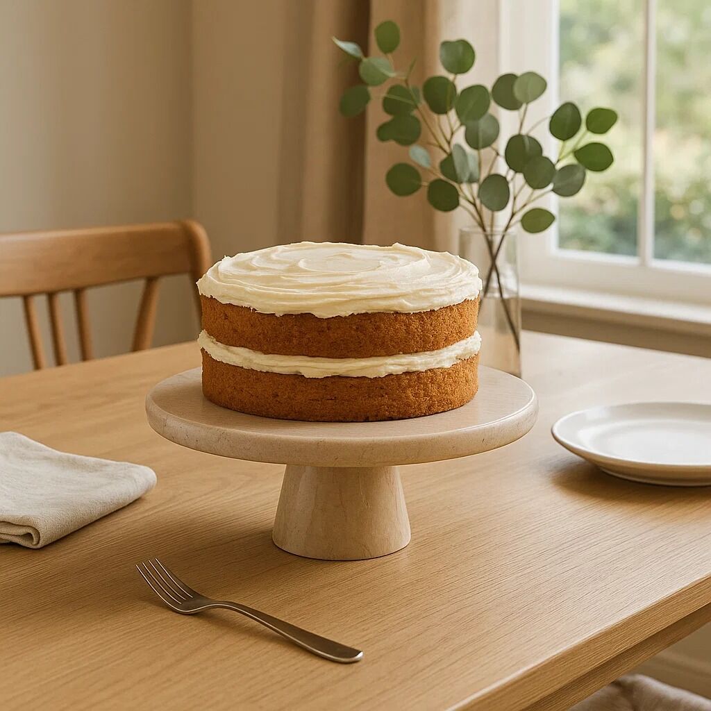 Champagne Marble Cake Stand | Himaya