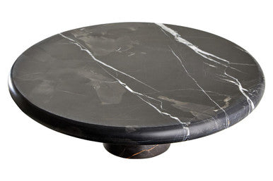Black and Gold Marble Cake Stand | Marmore