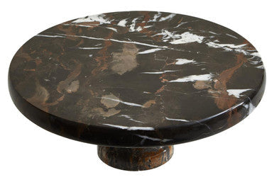 Black and Gold Marble Cake Stand | Marmore