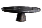 Black and Gold Marble Cake Stand | Marmore
