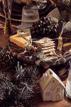 Black and Gold Marble Cake Stand | Marmore