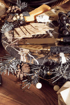 Black and Gold Marble Cake Stand | Marmore