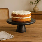 Black and Gold Marble Cake Stand | Marmore