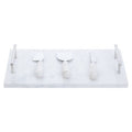 White Marble Cheese Board and Knife Set | Marina