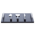 Black Marble Cheese Board and Knife Set | Marina