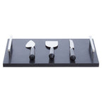 Black Marble Cheese Board and Knife Set | Marina