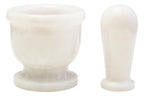 White Marble Mortar and Pestle | Marmore