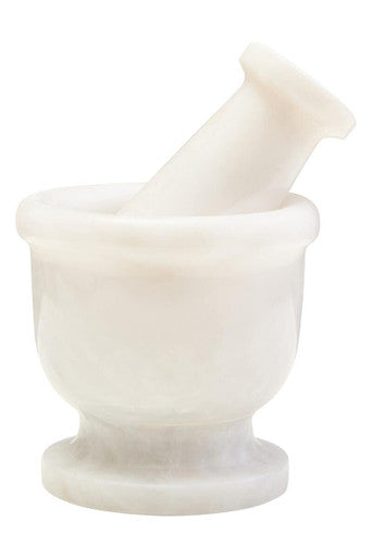 White Marble Mortar and Pestle | Marmore